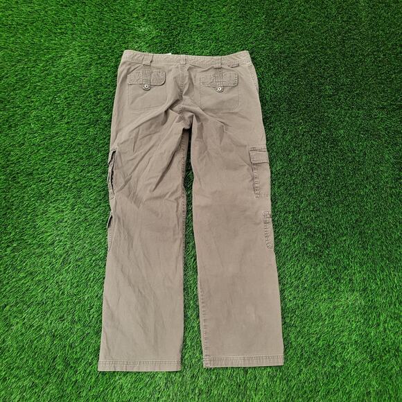 Columbia Utility Cargo Pants Womens 12 34x31 Faded Ripstop Baggy - Picture 2 of 16